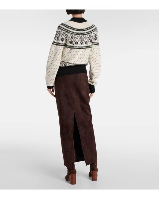 Cardigan Marc De Mezcla De Cachemir En Jacquard Khaite de color Multicolor