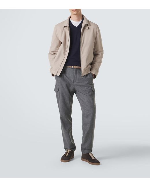 Brunello Cucinelli Natural Technical Jacket for men