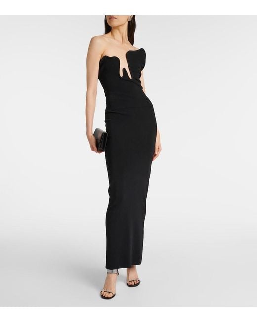 Christopher Esber Black Maparadita Maxi Skirt