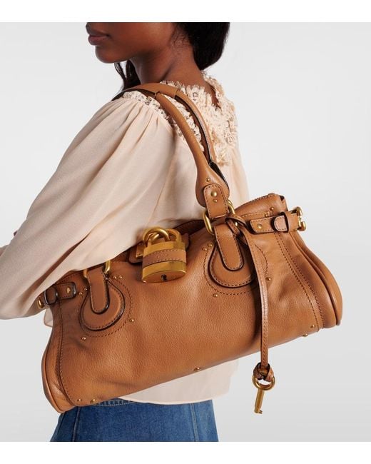 Borsa A Spalla Paddington di Chloé in Brown