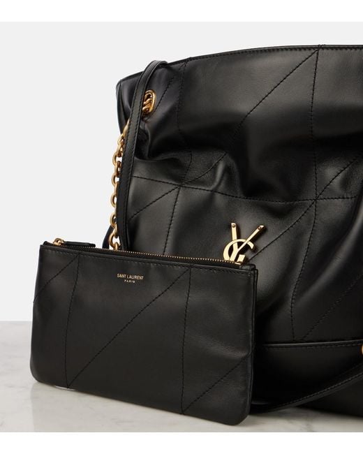 Saint Laurent Black Jamie Shopping Small Leather Shoulder Bag