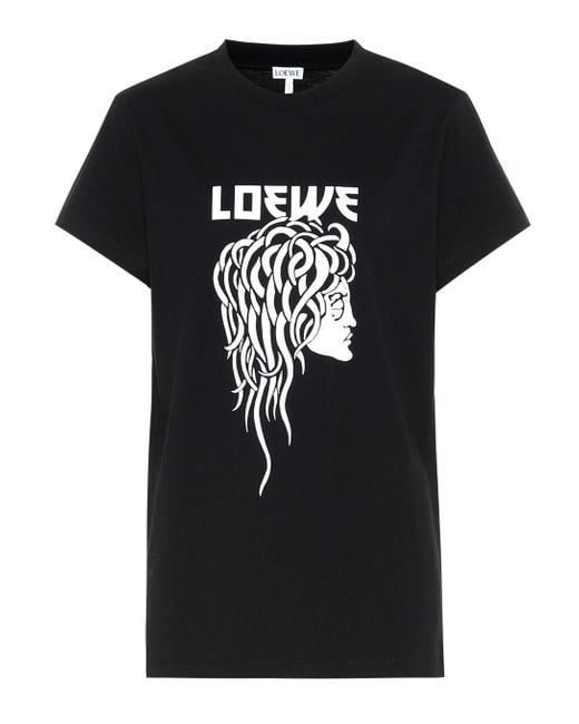 Loewe Black Salome-print Jersey T-shirt