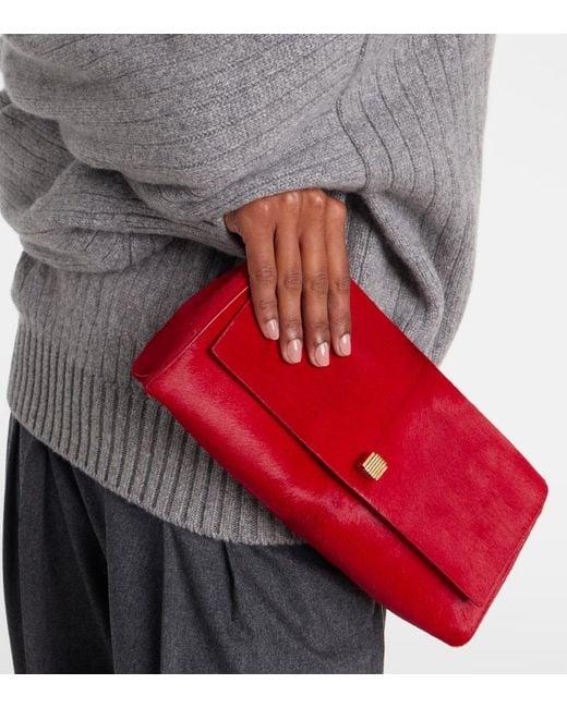 Clutch Audrey di Khaite in Red