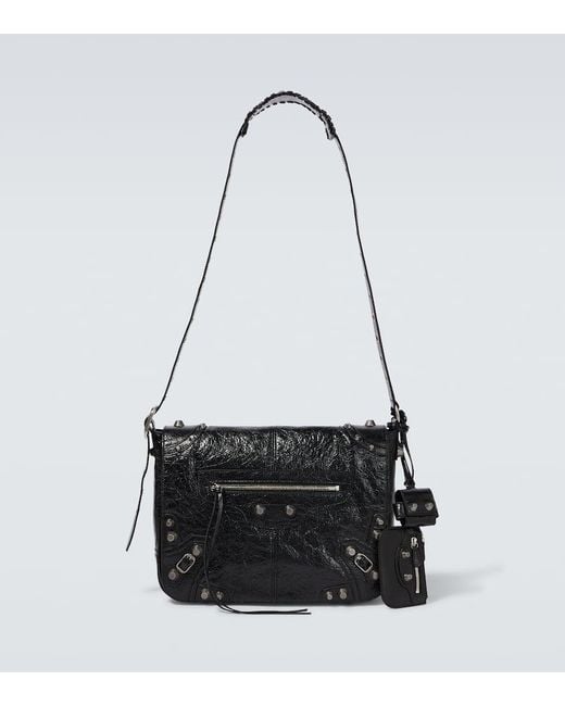 Borsa A Spalla Le Cagole Medium di Balenciaga in White da Uomo