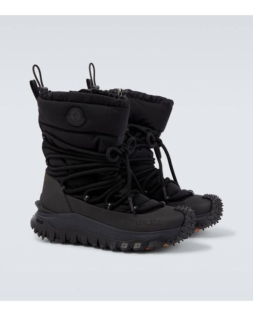 Moncler Schneestiefel Trailgrip Apres in Black für Herren