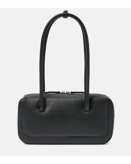 Aesther Ekme Black Lagune Bowling Mini Leather Shoulder Bag