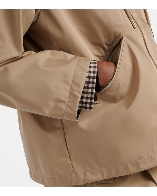 Moncler Natural Cassiopea Gabardine Jacket
