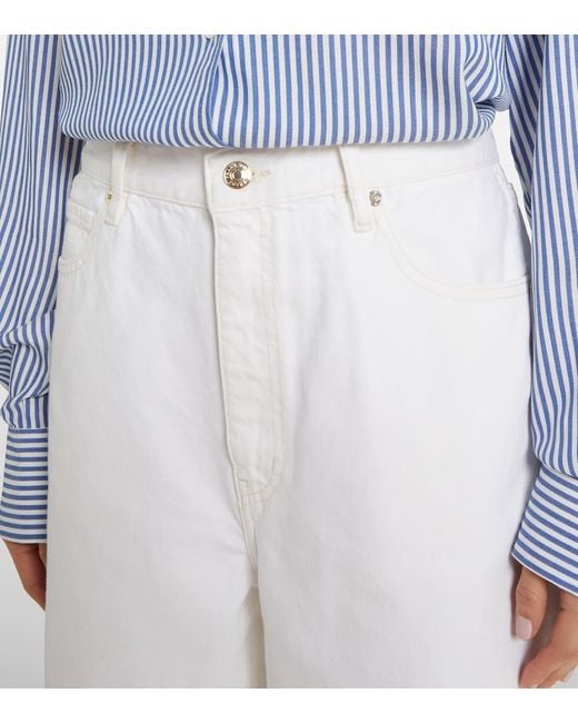 FRAME White The Boy Denim Bermuda Shorts