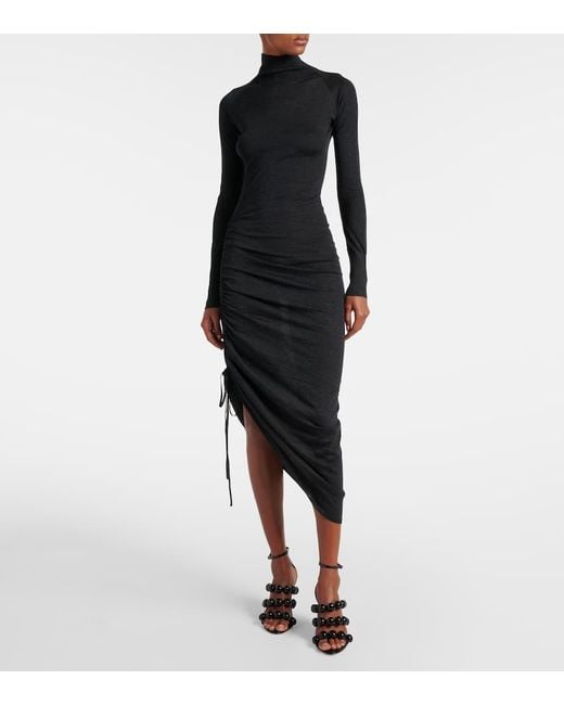 Sandales La Bombe 90 En Cuir Verni Alaïa en coloris Black