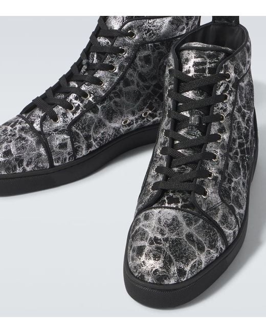 Sneakers Louis di Christian Louboutin in Black da Uomo
