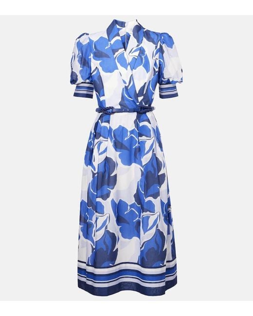 Abito Midi Paros di Rebecca Vallance in Blue