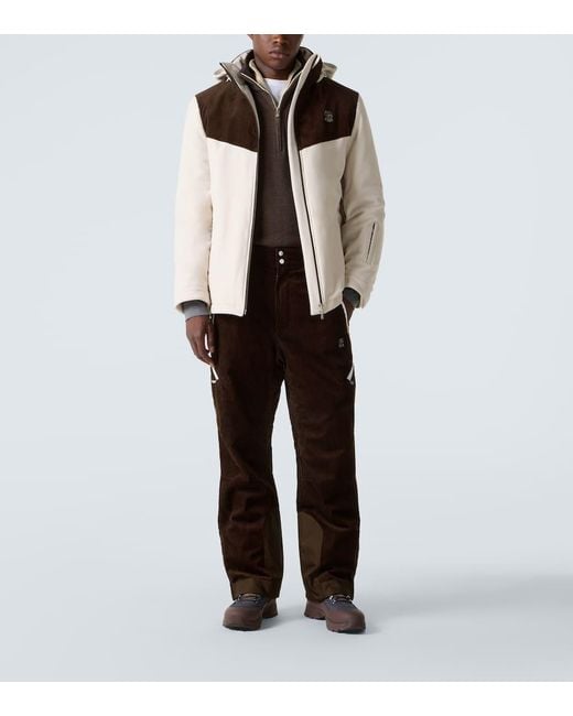 Jersey En Mezcla De Cachemir Y Algodon Brunello Cucinelli de hombre de color Brown