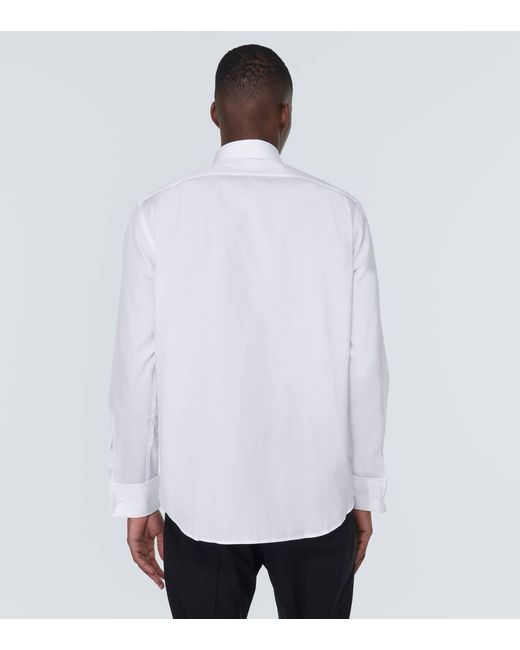 Ralph Lauren Purple Label White Cotton Shirt for men
