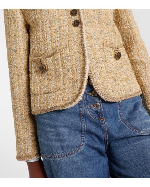 Etro Natural Tweed Jacket