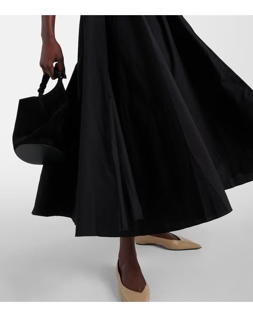 Vestido Solene de popelin de algodon TOVE de color Black