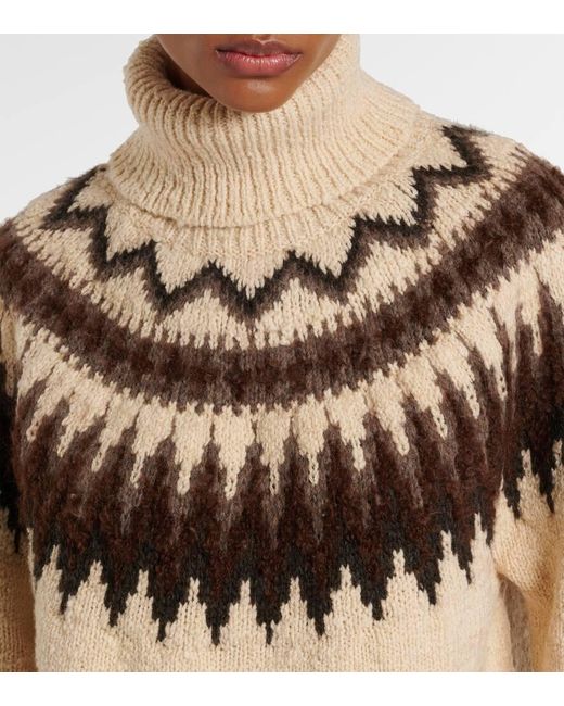 Pull En Laine Melangee Polo Ralph Lauren en coloris Natural