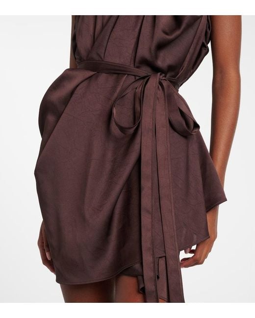Vestido Corse Susana Drapeado Vivienne Westwood de color Brown