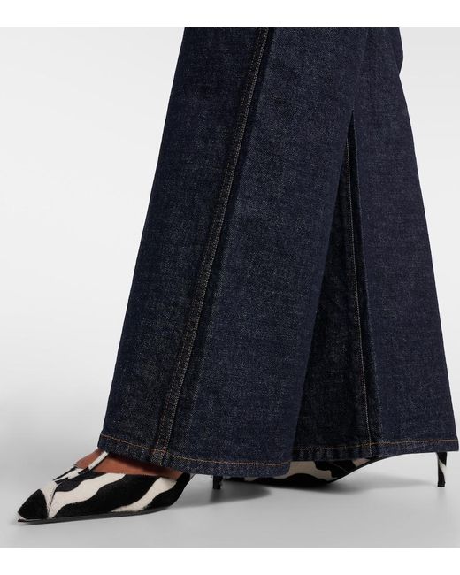 Khaite Black Mia Calf Hair Pumps