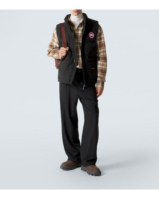 Chaleco freestyle crew Canada Goose de hombre de color Black
