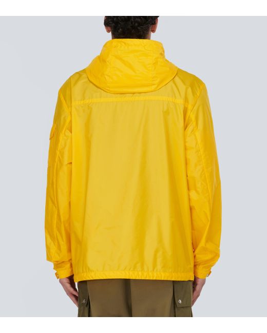 Moncler Yellow Etiache Raincoat for men