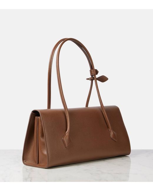 Alaïa Brown Tote Bag Le Teckel Aus Leder