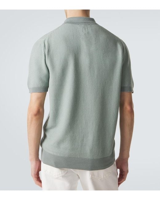 Polo De Algodon Canali de hombre de color Blue