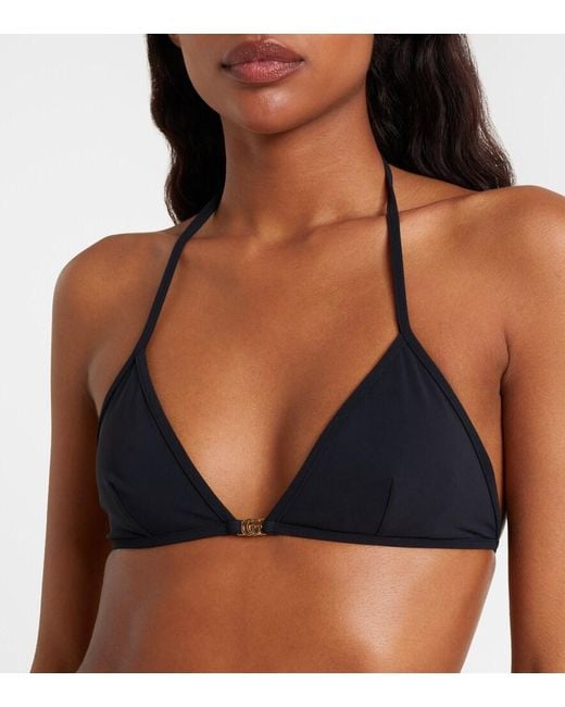 Gucci Black Double G Bikini
