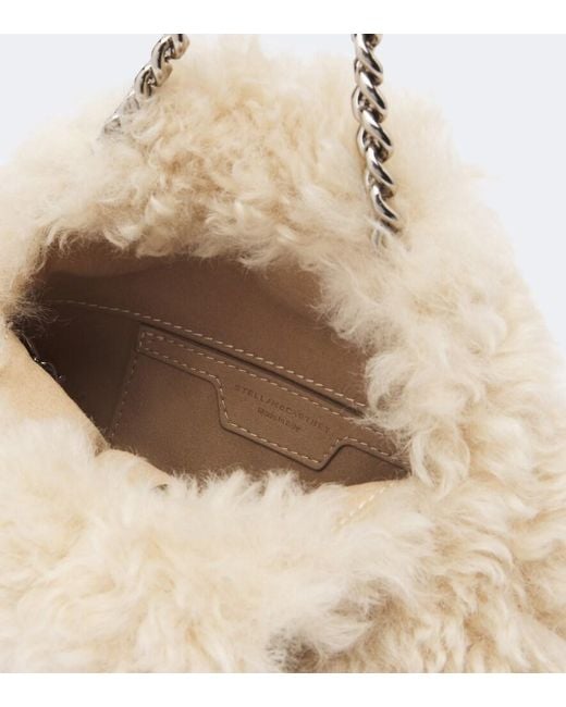 Stella McCartney Natural Falabella Mini Shoulder Bag
