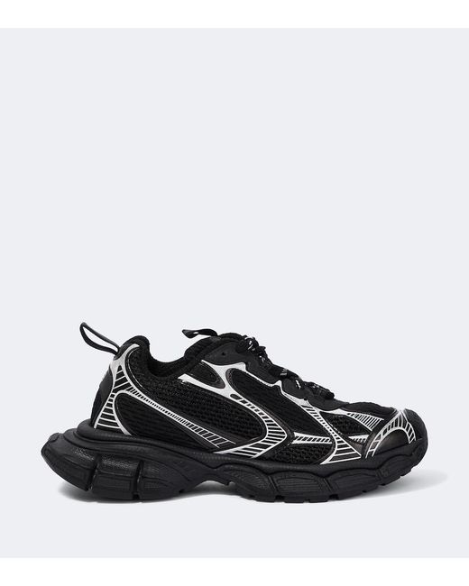 Balenciaga Black '3Xl' Low Top Sneakers With Logo Detail for men