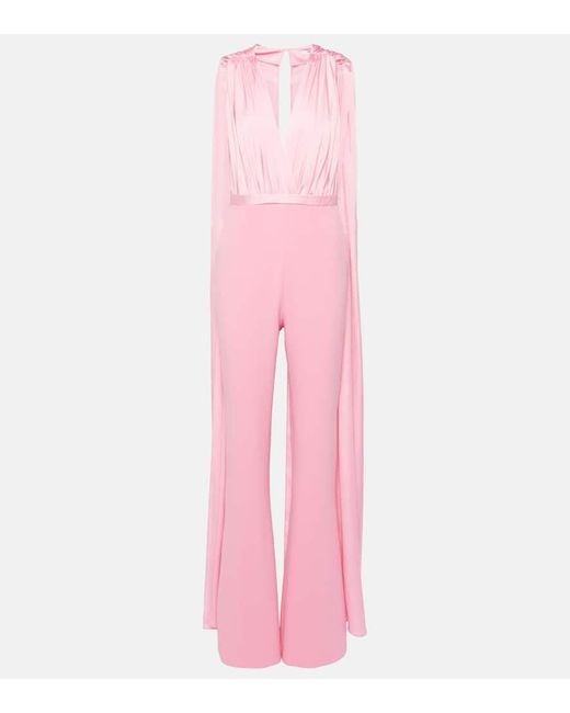Jumpsuit Bianca con cut-out di Safiyaa in Pink
