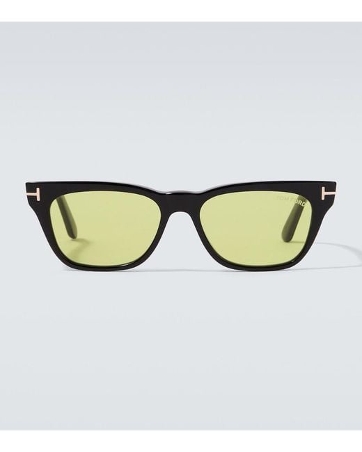 Tom Ford Brown Penn Square Sunglasses for men