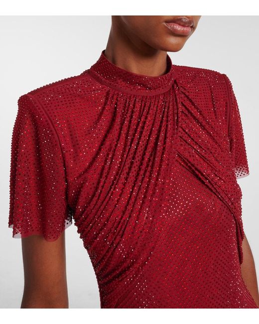 Robe Longue A Ornements Self-Portrait en coloris Red