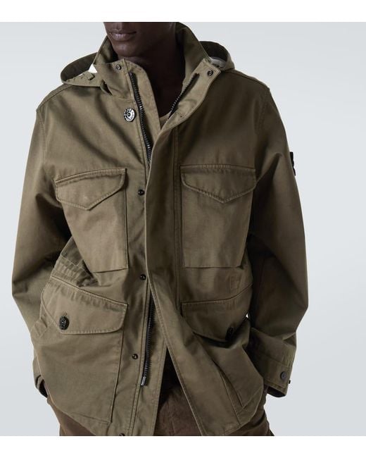 Veste Compass En Coton Stone Island pour homme en coloris Green