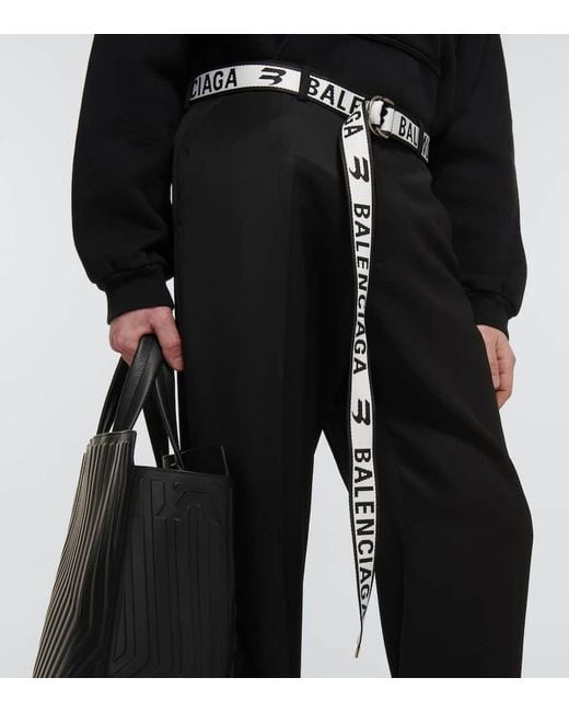 Balenciaga Gürtel mit Logo-Print in White für Herren