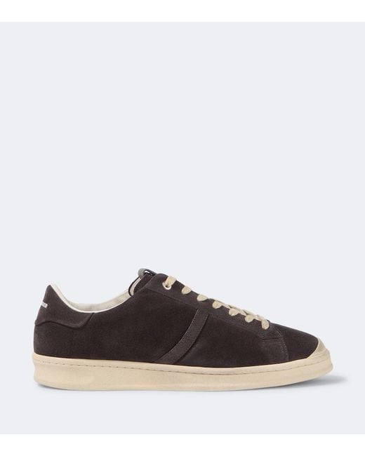 Jil Sander Brown Suede Sneakers for men