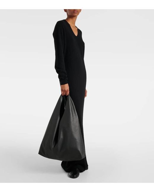 Tote Bindle Medium De Piel The Row de color Black