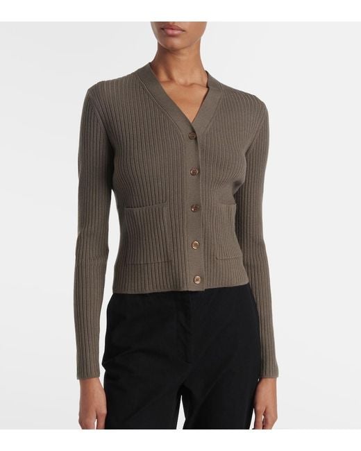 Joseph Brown Wool-Blend Cardigan