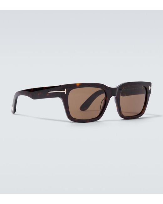 Tom Ford Brown Andy-02 Square Sunglasses for men