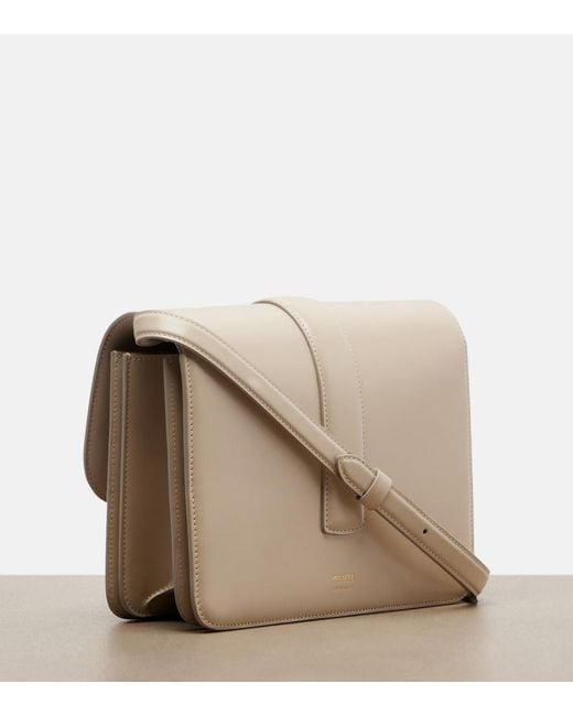 Khaite Natural Blake Leather Crossbody Bag