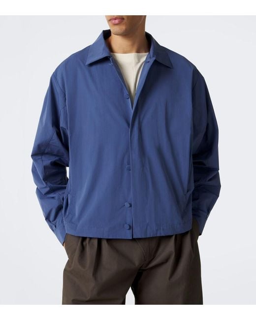 Kiko Kostadinov Blue Kippel Technical Blouson Jacket for men
