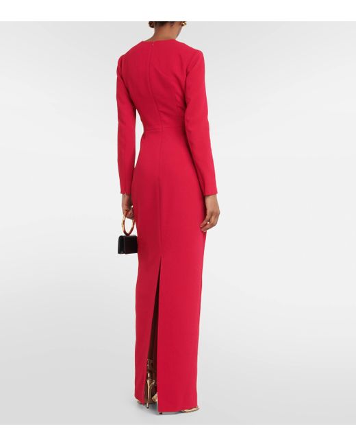 Emilia Wickstead Red Alyvia Gown