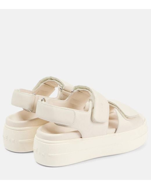 Hogan Natural H680 Leather Sandals