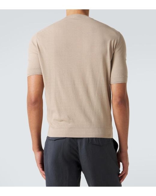 Eleventy Natural Cotton Sweater for men