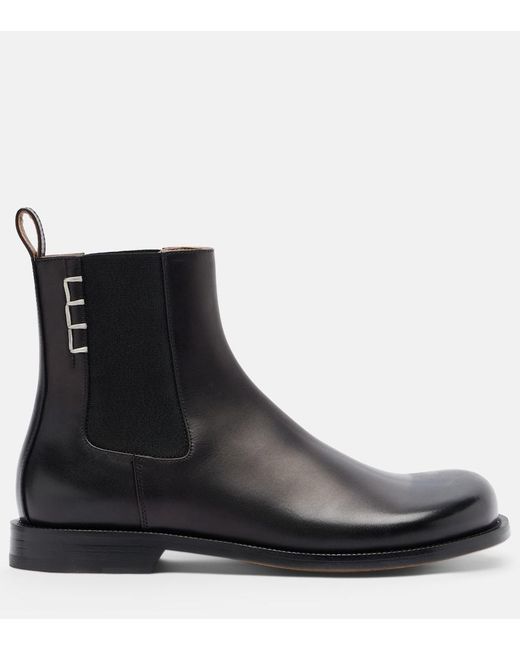 J.W. Anderson Black Chelsea Boots Aus Leder