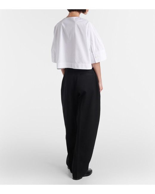 Camicia Cropped di Givenchy in White