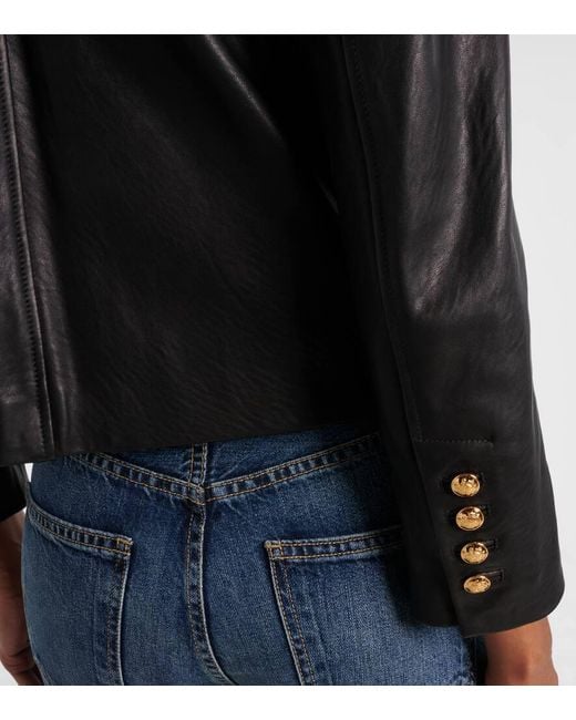 Nili Lotan Black Chamonix Leather Jacket
