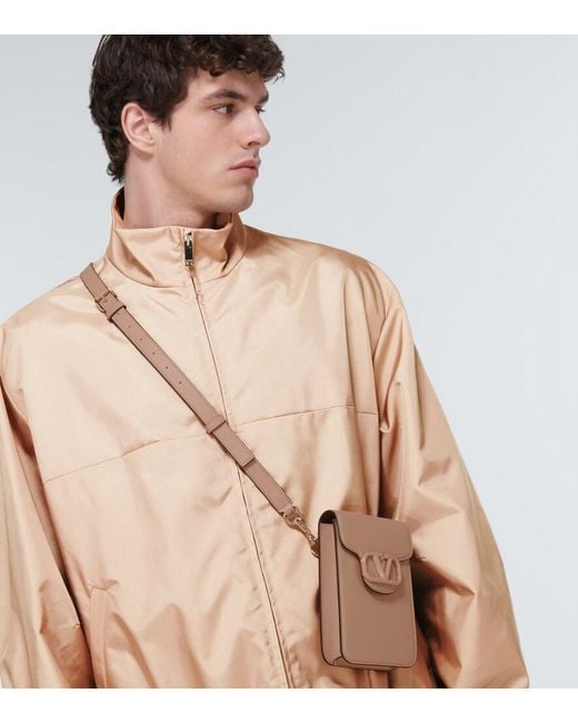 Valentino Natural Oversized Satin Jacket for men