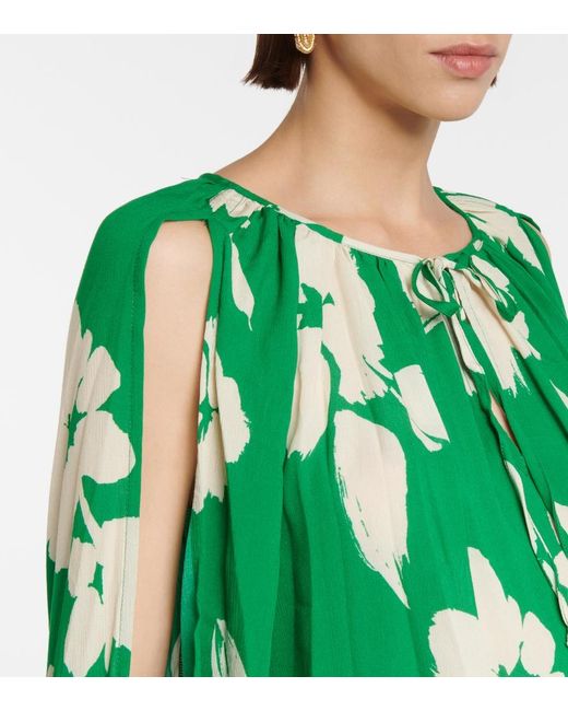 Velvet Green Vikki Printed Blouse