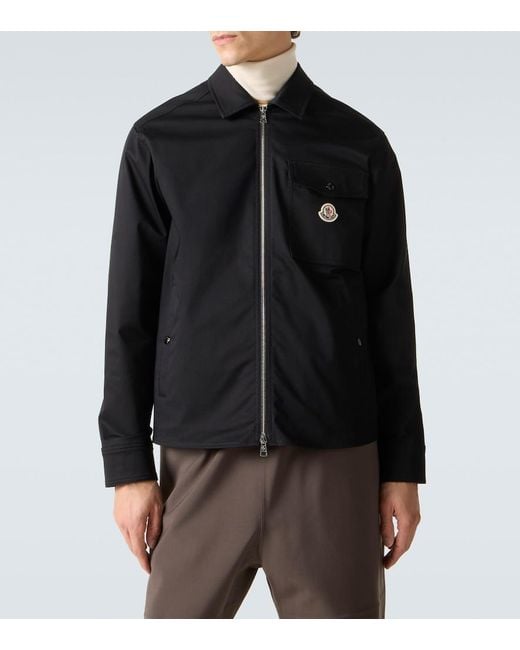 Moncler Black Archivio Cotton Blouson Jacket for men