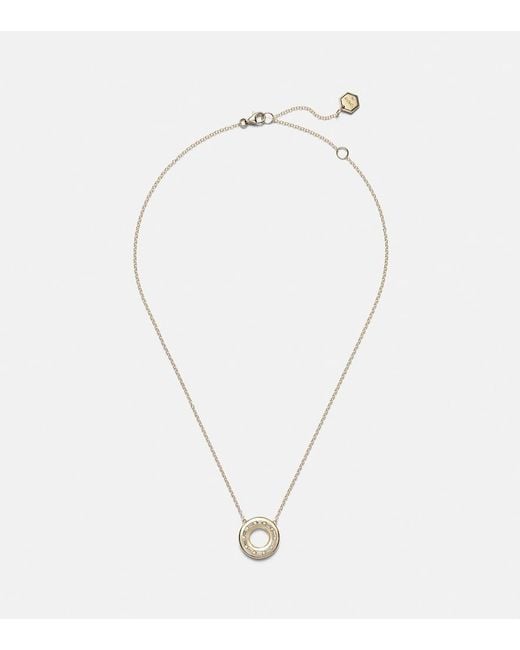 SHAY White 18Kt Pendant Necklace With Diamonds